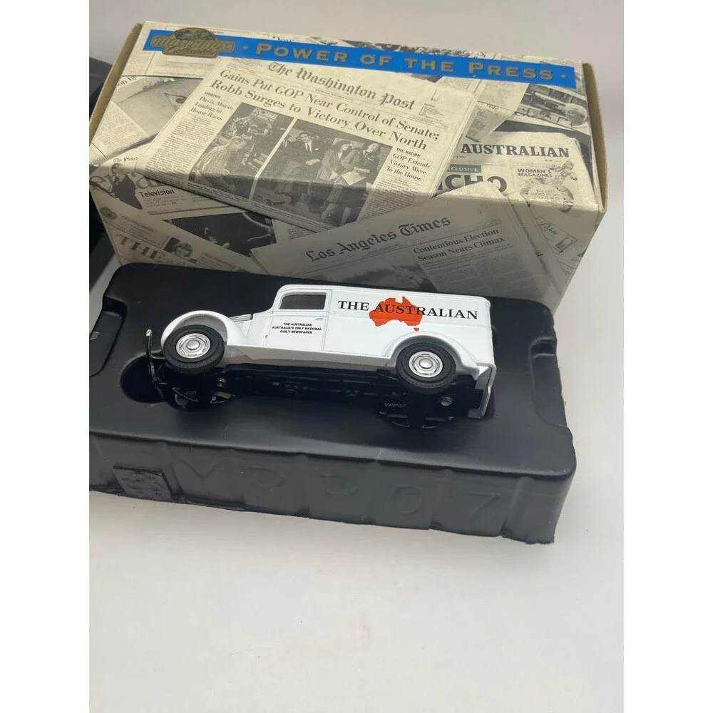 Matchbox Collectibles Australian Newspaper Van Diecast w/ Box 4.5